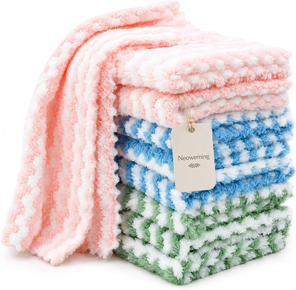 Microfiber dish cloth multi-purpose washing reusable bathroom/car/glass towel