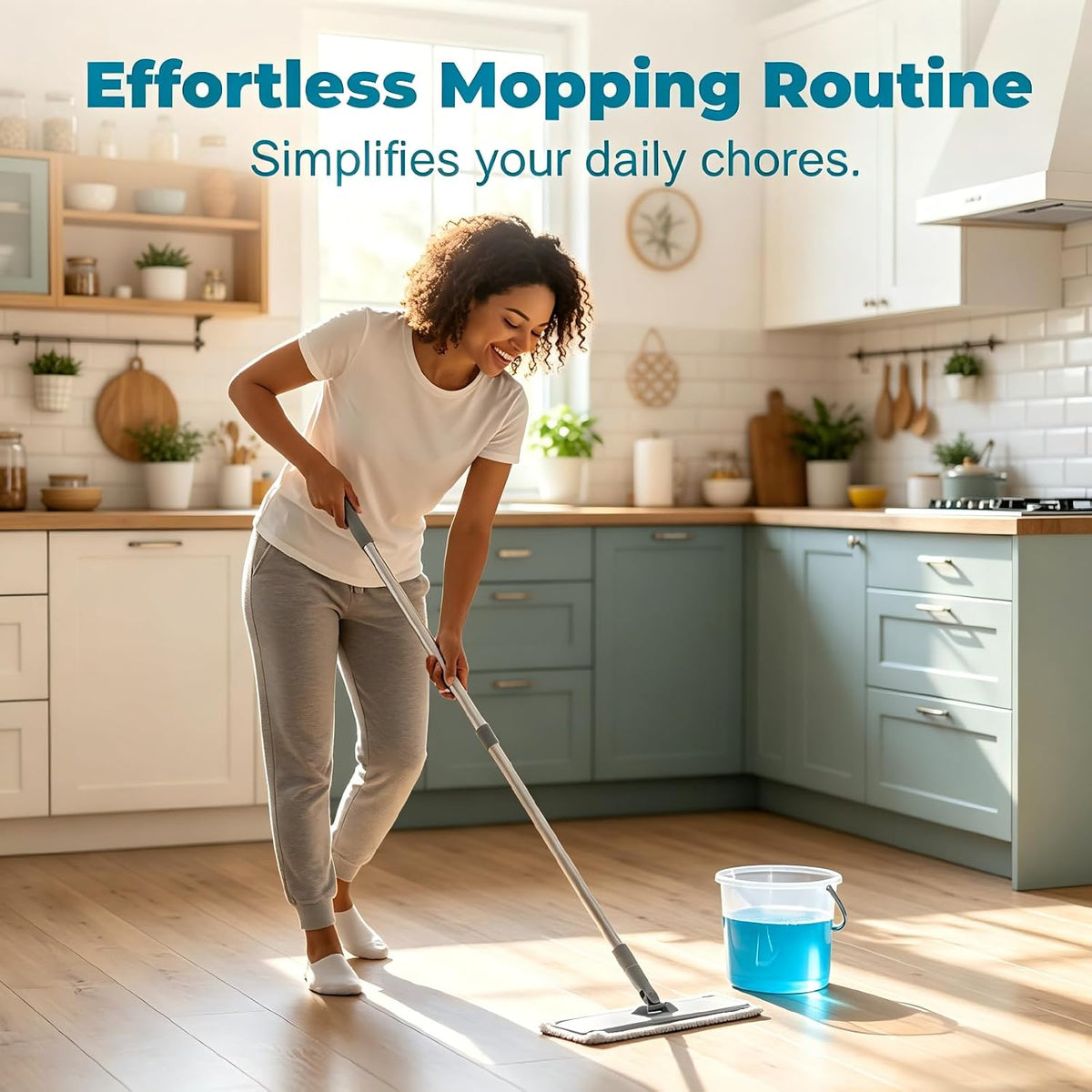 The floor cleaning sheet cleans the floor tiles, removes dirt and scales, brightens and leaves fragrance.