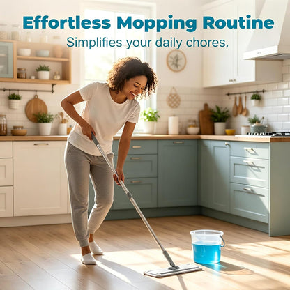 The floor cleaning sheet cleans the floor tiles, removes dirt and scales, brightens and leaves fragrance.