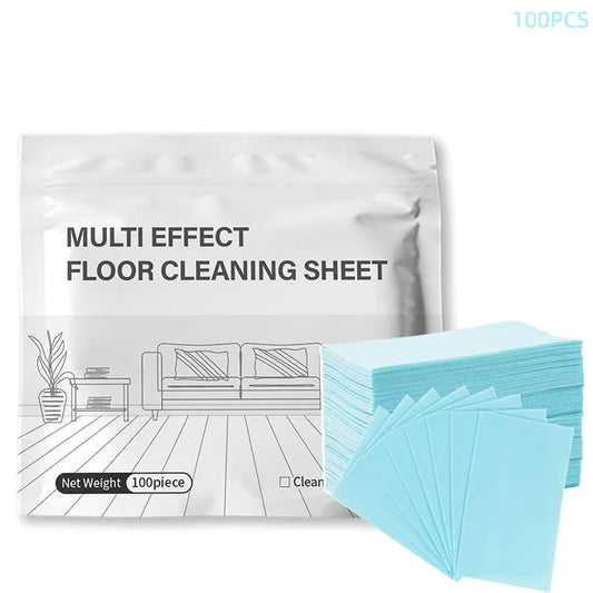 The floor cleaning sheet cleans the floor tiles, removes dirt and scales, brightens and leaves fragrance.